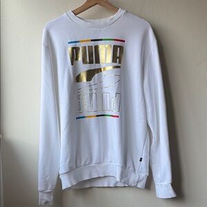 Puma Men’s Rebel 5 Continents Crewneck Sweatshirt Size Medium